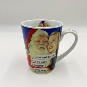 Anne Taintor She Had Decided To Go With Naughty This Year Mug Christmas Theme